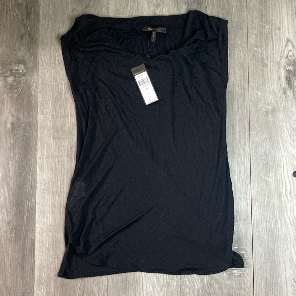 Woman’s BCBGMaxAzria Black Relaxed Fit Tank Top